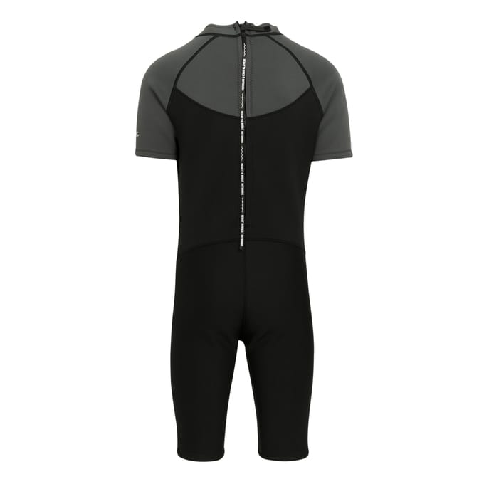 Regatta Heren kort wetsuit (Zwart/Donkergrijs/Wit)