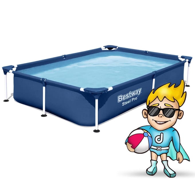 Bestway Steel Pro Zwembad - 221x150x43 cm