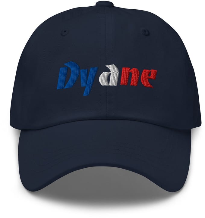 De2pktjes - Geborduurde Citroën Dyane pet - Navy