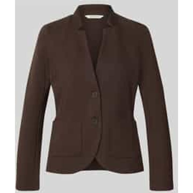 Tom Tailor - Slim fit blazer met ottoman-structuur - Maat XL - java dark brown