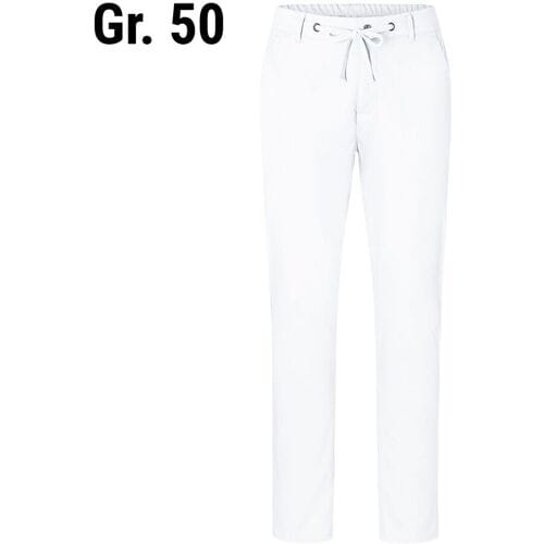 (6 stuks) KARLOWSKY Heren Modern Stretch Chino Broek - Wit - maat: 50