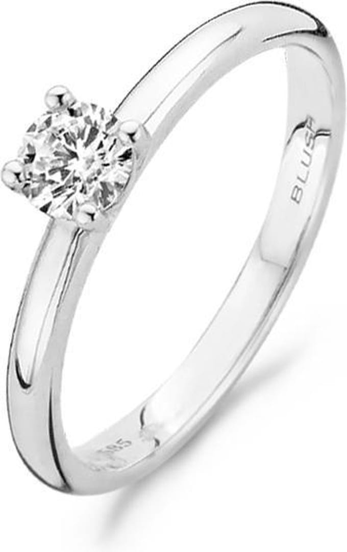 Blush Ring 1132WZI -  Wit Goud (14Krt.) met Zirconia