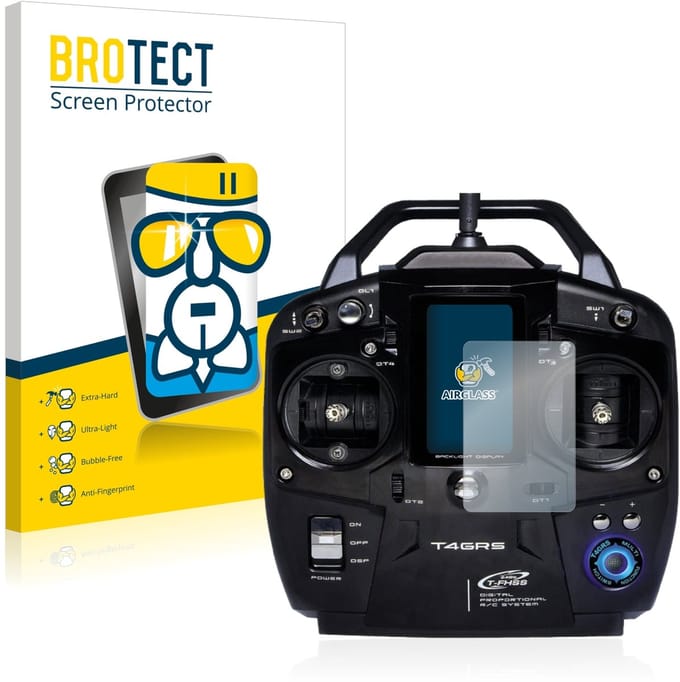 Screenprotector voor Futaba T4GRS Beschermglas transparant