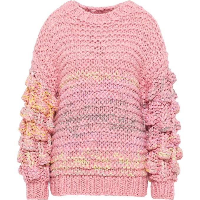 Mymo Gebreide trui Blonda Dames Roze Veelkleurig