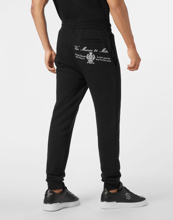 Embroidered Tracksuit Pants