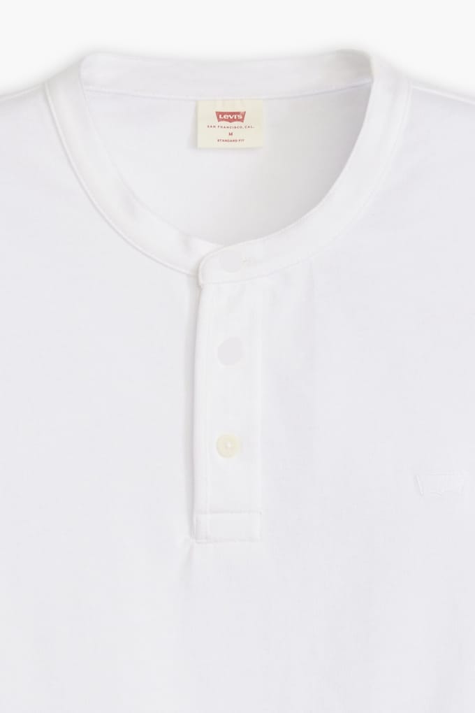 Levi's Short Sleeve Housemark Henley White Taglia: S | Magliette basic Outlet | Uomo | Bianco