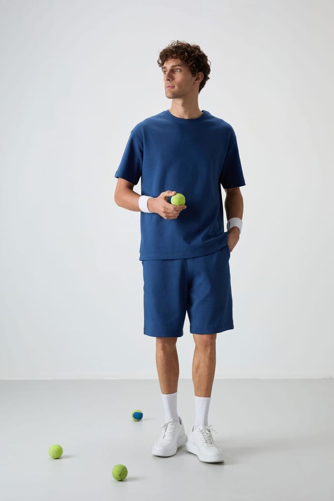 Oversized T-shirt en Shorts Set