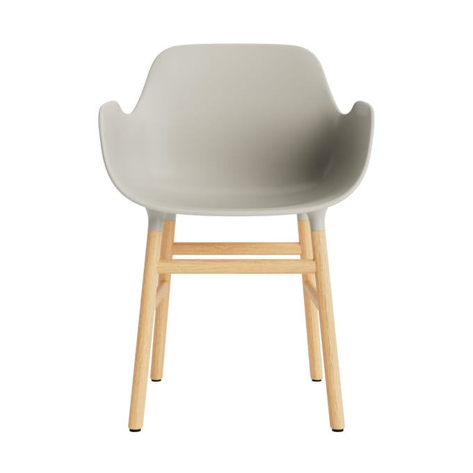Normann Copenhagen Form fauteuil met houten frame - NormannCopenhagenFormLightGrey - eiken