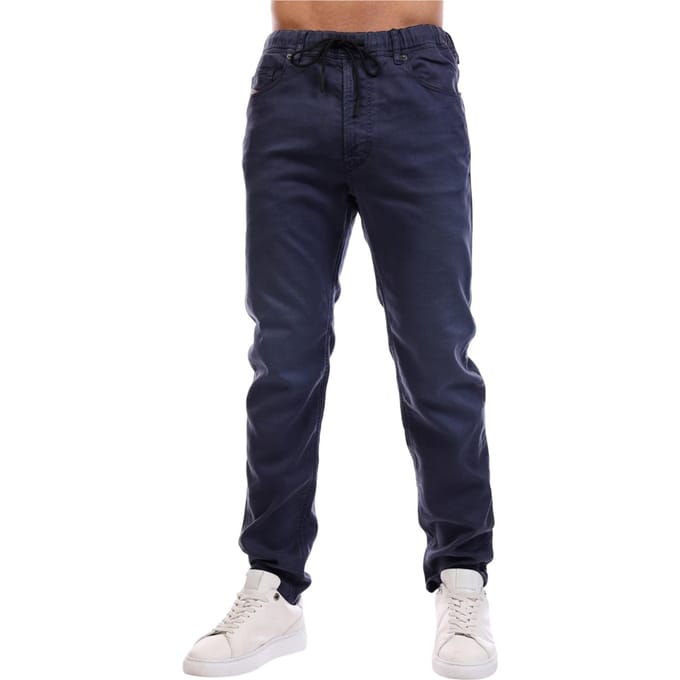 Diesel Heren Sweat Straight Jeans (Blauw)