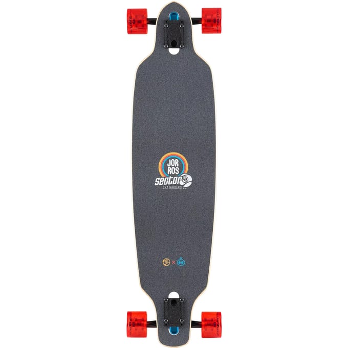 Sector 9 longboard Kirin Fractal drop through 36