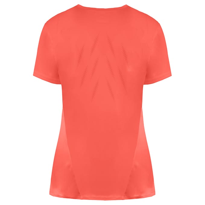 Asics Logo Dames Oranje T-Shirt