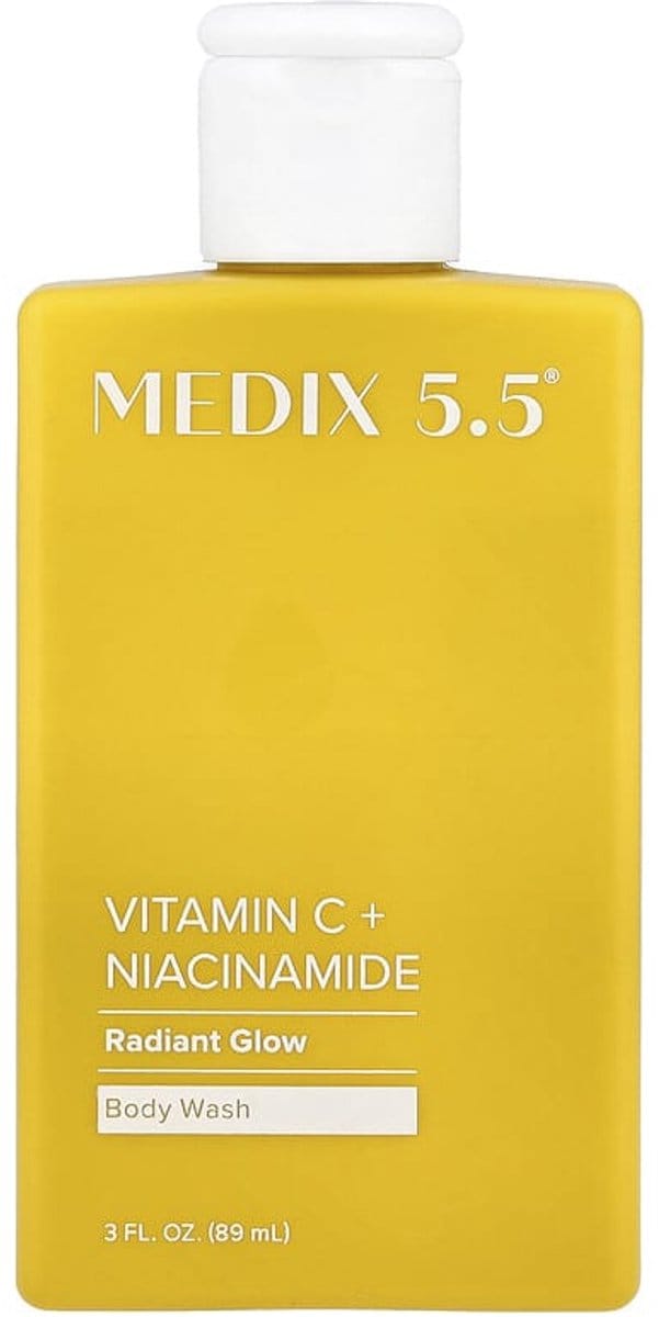 Medix 5.5, Body Wash, Radiant Glow, Vitamin C + Niacinamide, (89 ml)