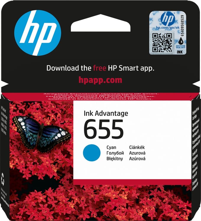 HP 655 Zwart inktcartridge
