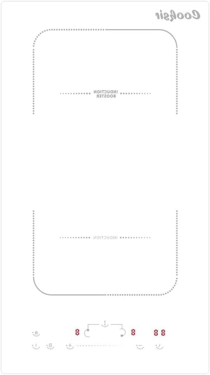 Inductie Kookplaat - Elektrische Kookplaat - Snel Koken - Flexzone - 30 cm - Wit