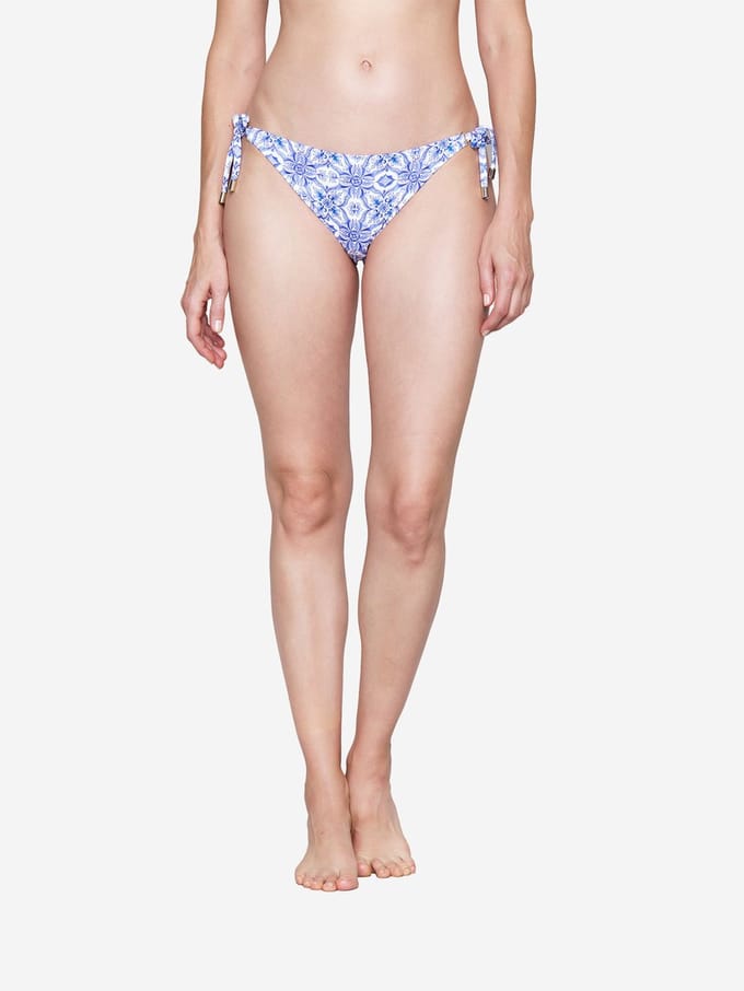 Bikinibroekje met zijwaartse vetersluiting model 'MURI BEACH'