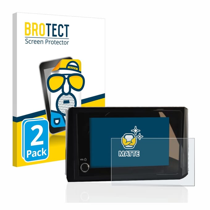 BROTECT - Screenprotector voor Toyota C-HR 2023 Infotainment - Folie Beschermfolie matte 2 Stuks