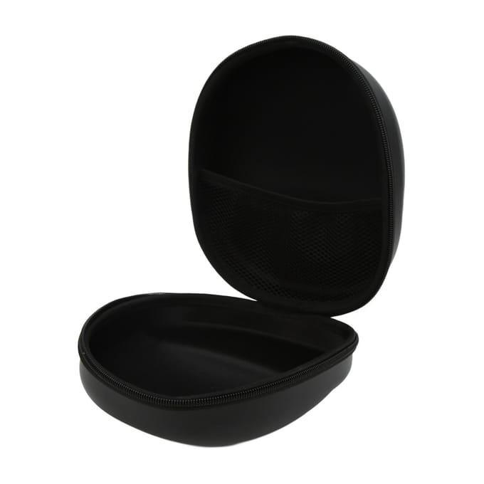 Hoofdtelefoon Etui Tas Reizen Dragen Draadloze Over-Ear Headset Oortelefoons Opbergzakje Doos black