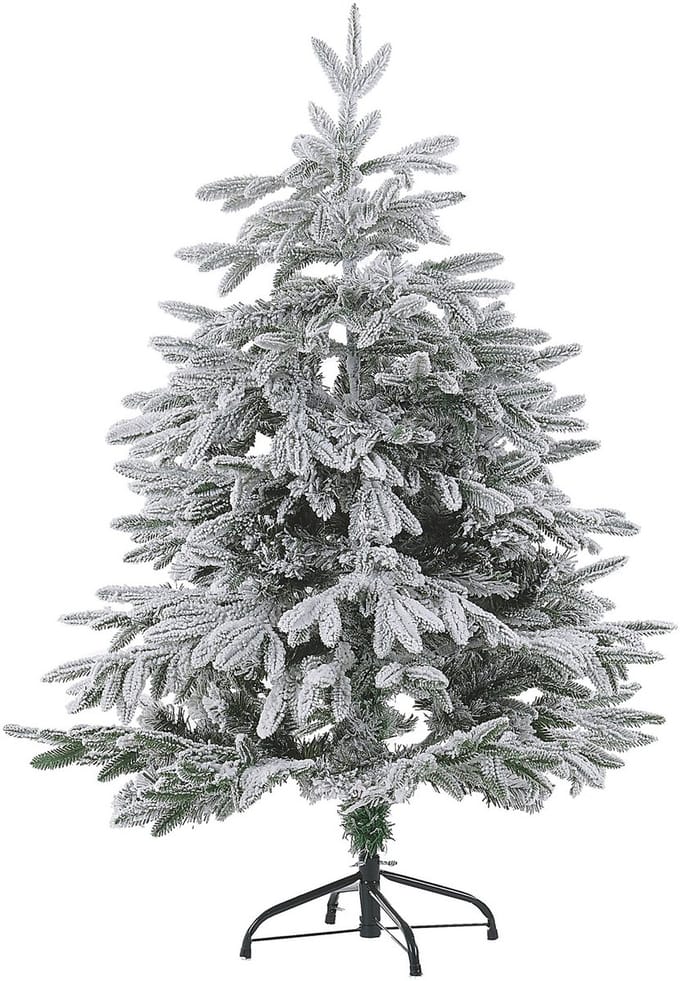 BASSIE - Kerstboom - Wit - 120 cm - PVC