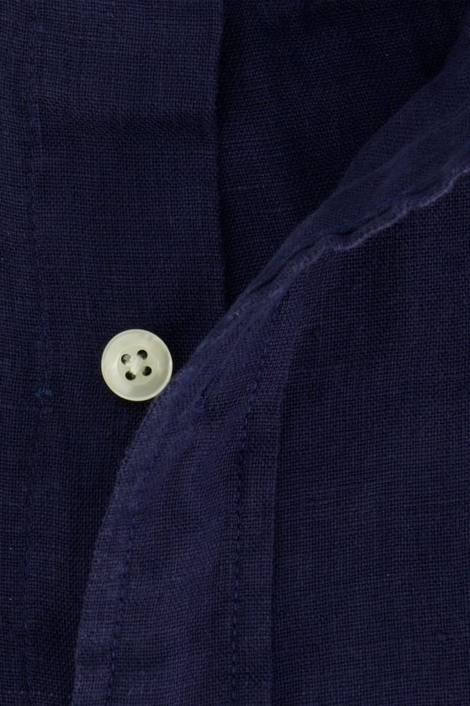 Gant casual overhemd donkerblauw
