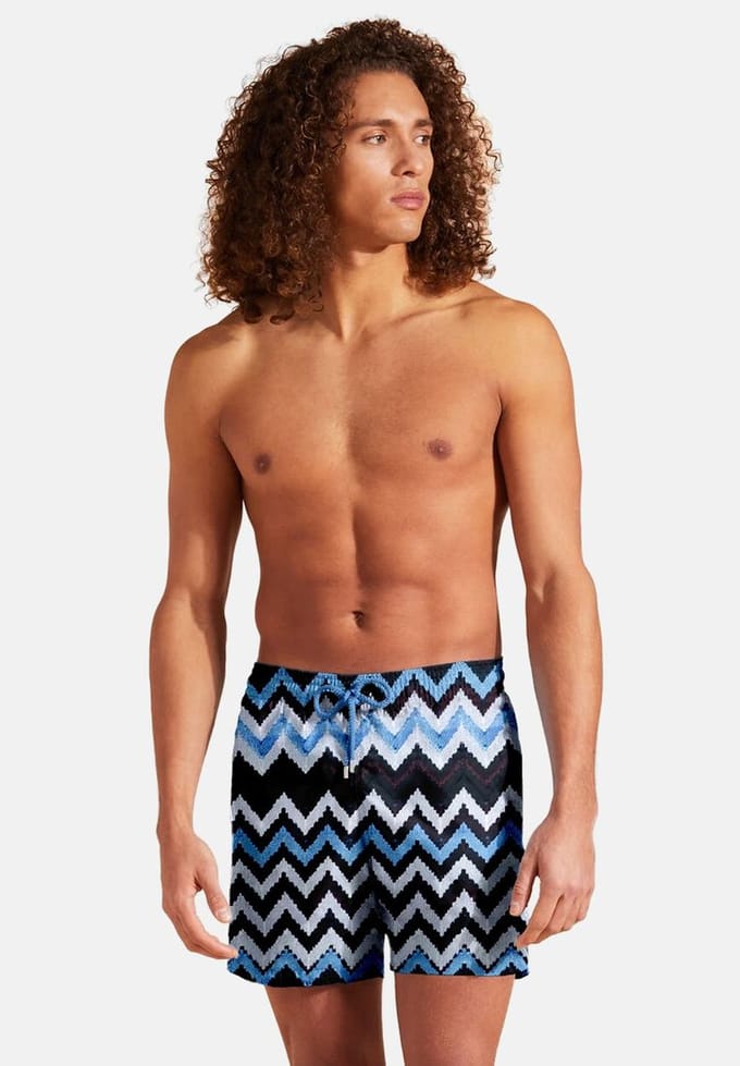 "Blue Fiesta" Zwemshorts