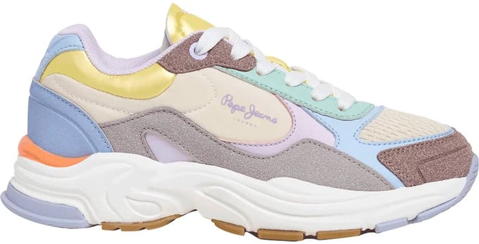 Pepe Jeans Mave Neon Schoenen Beige EU 36 Meisje