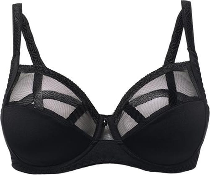 Louisa Bracq - Serie Beugel BH Zwart - maat 75E - Zwart
