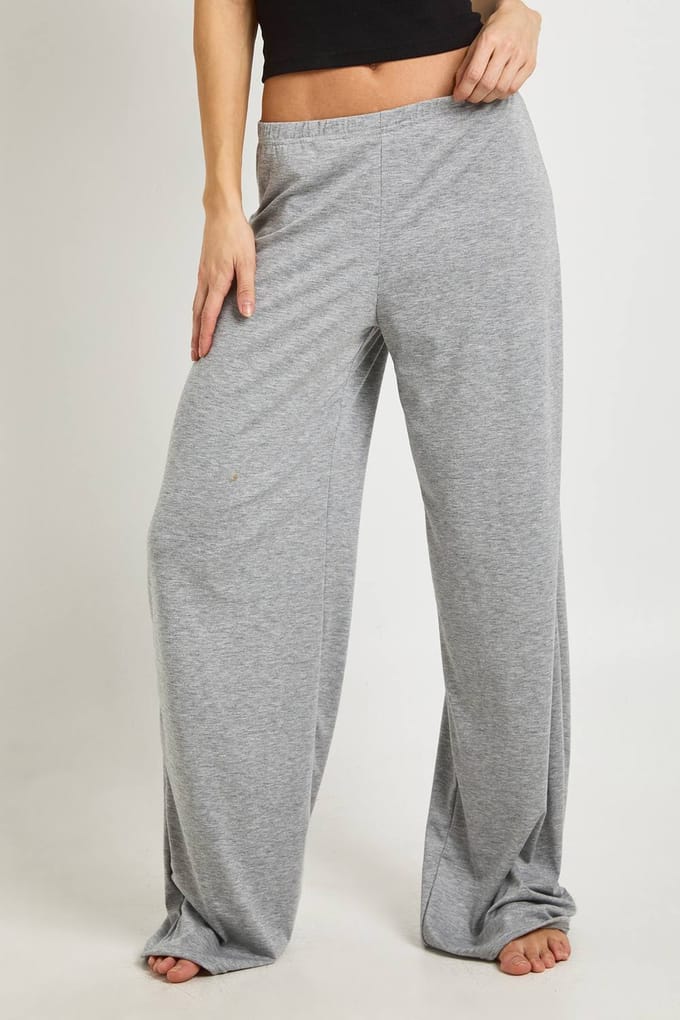 boohoo Dames Tall Jersey Wijde Pijpen Pyjama Broek 2-Pack | Maat: 18