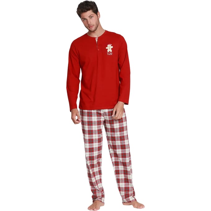 Gingerbread pyjama met lange mouwen Admas