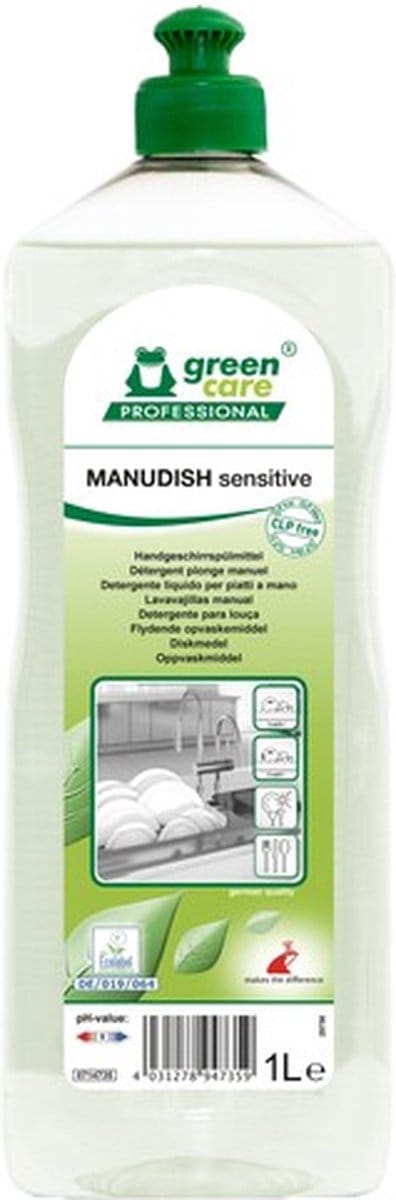 Green Care | Professional | Manudish | Sensitive | Afwasmiddel | 1 liter