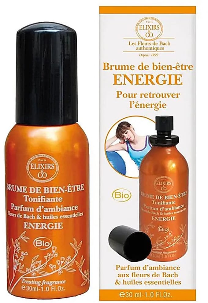 Bach Kamerspray Energie - BIO - 30ML - Bachbloesems & Essentiële Oliën