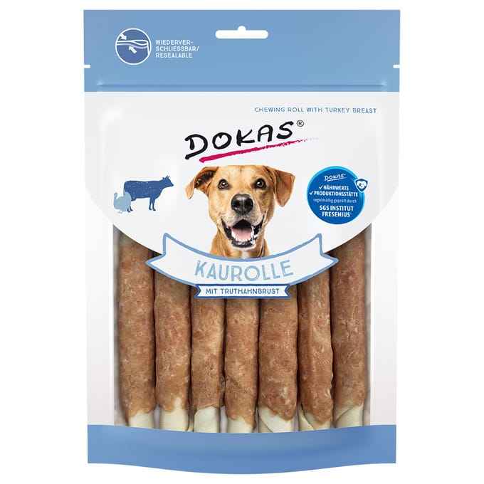 Dokas Kauwrollen - Kalkoenfilet 3 x 190 g