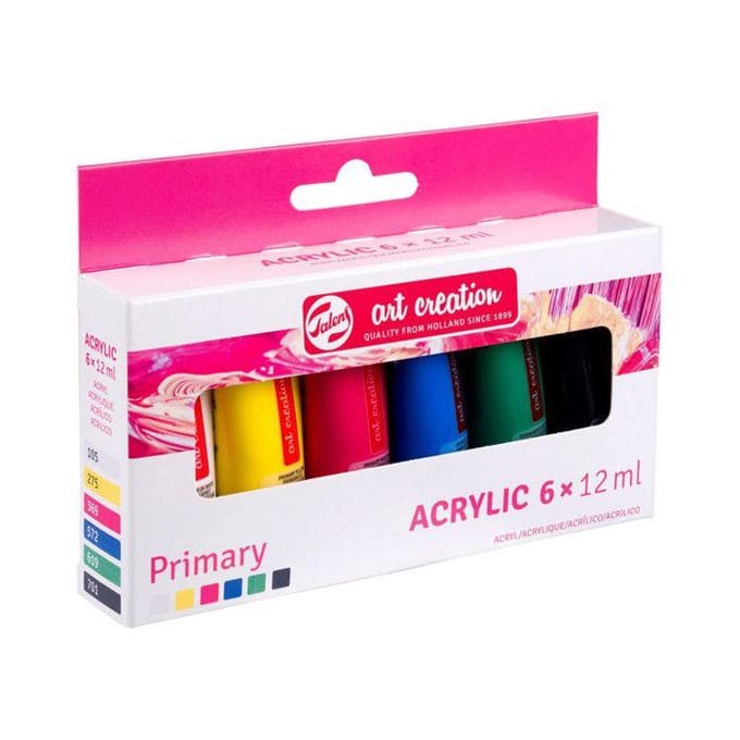 Talens Art Creation Acrylverf Primary 6x12ml Verven en kleuren
