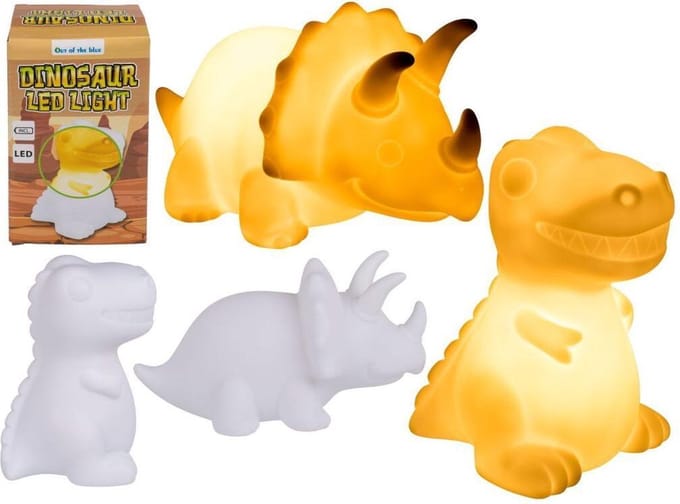 Dinosaurus LED Lamp 16 of 13 cm Assorti