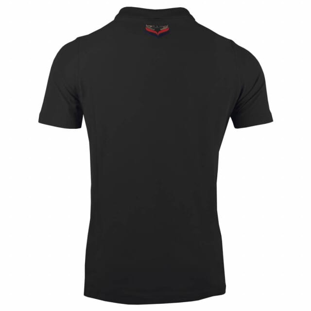 Q1905 Polo shirt jl flag black