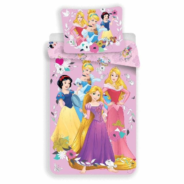 Disney Princess Pink - Dekbedovertrek - Eenpersoons - 140 x 200 cm