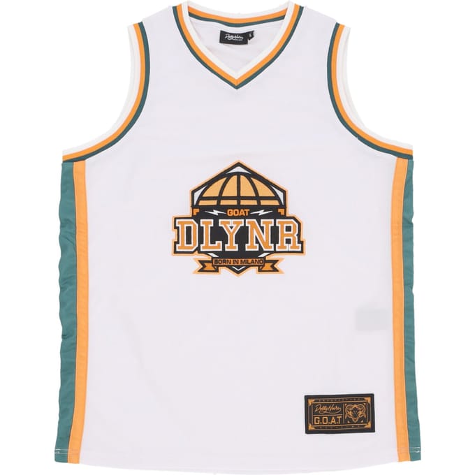 Basketbal type Man Geiten Tank boven wit