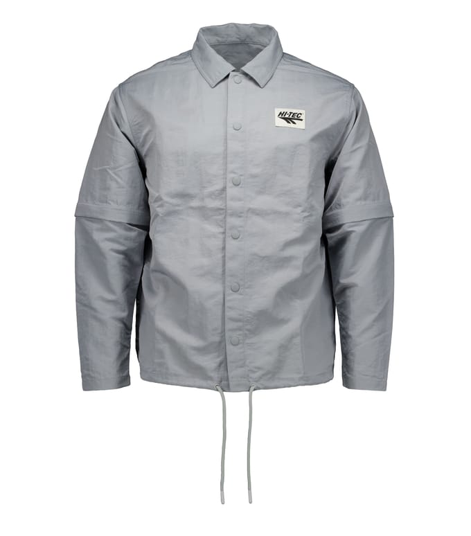 Hi-tec Hts74 Lm Zip-off Shirt Lange Mouw Overhemden Grijs Htsa01004