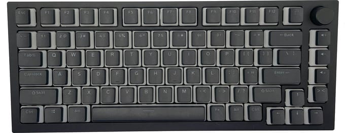 Zwart Pudding Keycaps Set - OEM - PBT - Double Shot - 130 Keys