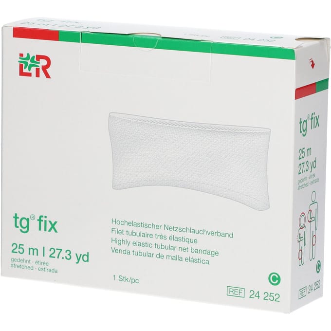 Tg-Fix New C Netje Verb. Hoofd-Arm-Been 25m 1 Verband