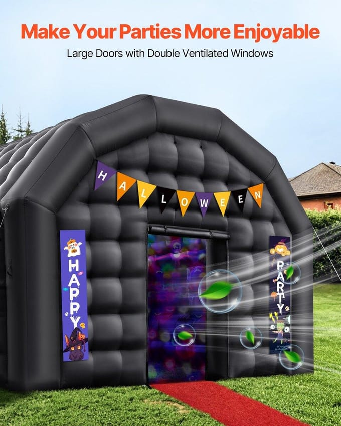 Draagbare Opblaasbare Nachtclub Tent met Blower 5x4x3,8 m voor Feest