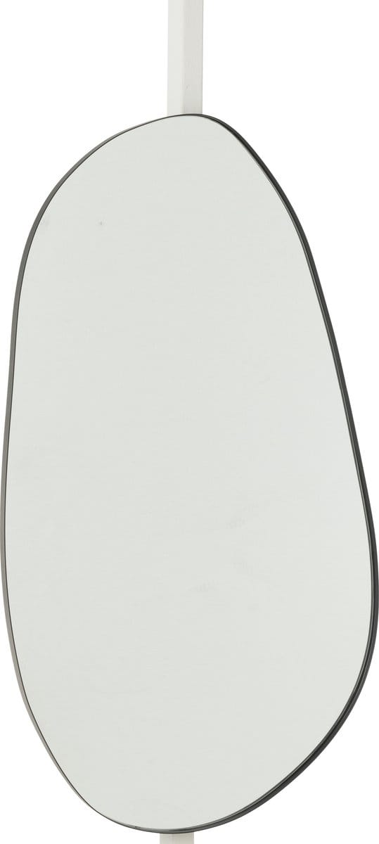 J-Line spiegel Extrema - ijzer/glas - zwart - large - 108 x 59 cm