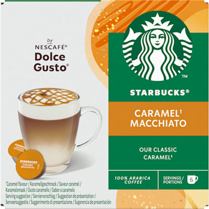 Dolce gusto koffiecups caramel