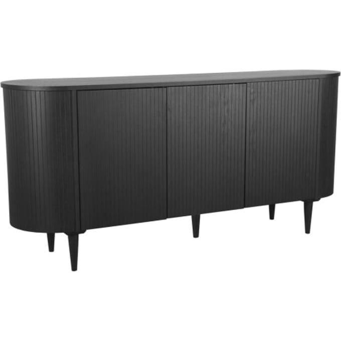 LABEL51 Oliva Dressoir - Zwart - Eiken - 180 cm