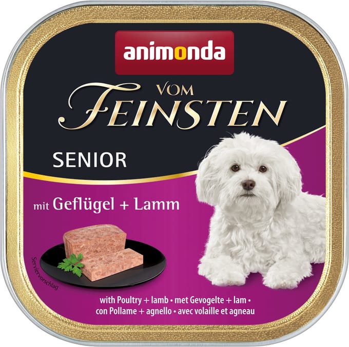 Animonda Vom Feinsten Senior Dog - Gevogelte & Lam - 22 x 150 g