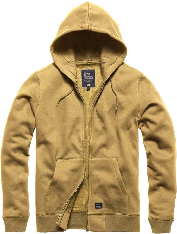 Vintage Industries Sweatjacke Redstone Hooded Sweatshirt Sand-XL