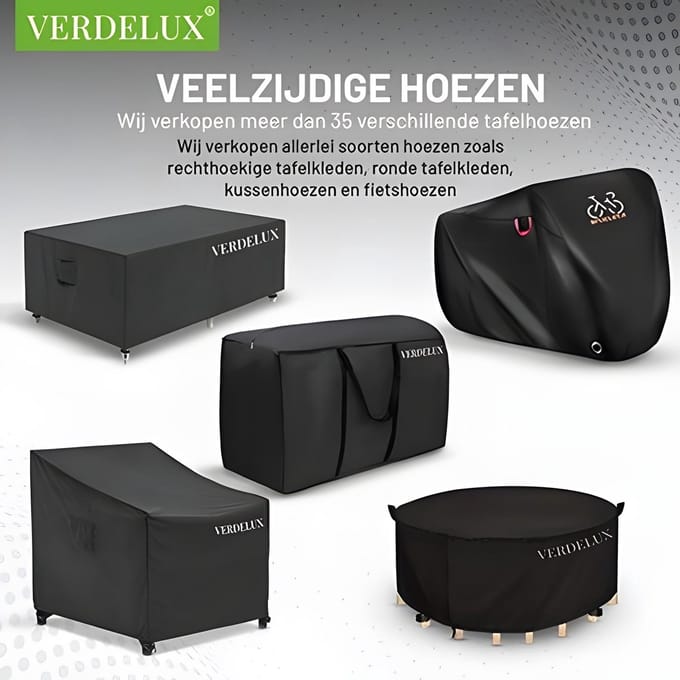 Tafelhoes 251 x 121 x 80 cm Zwart