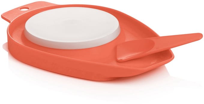 Tupperware Snijplank met spatel, dappere, roestrood