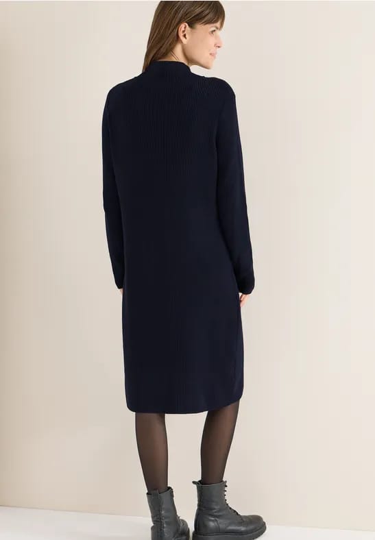 Cosy geribde jurk