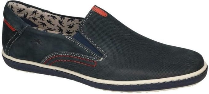 Fluchos -Heren - blauw donker - mocassins - maat 45