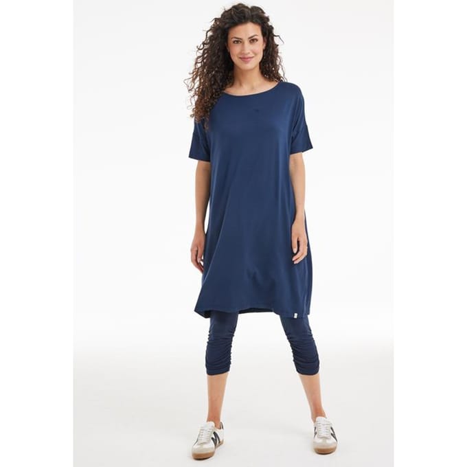 Capri legging ruffle Dark blue